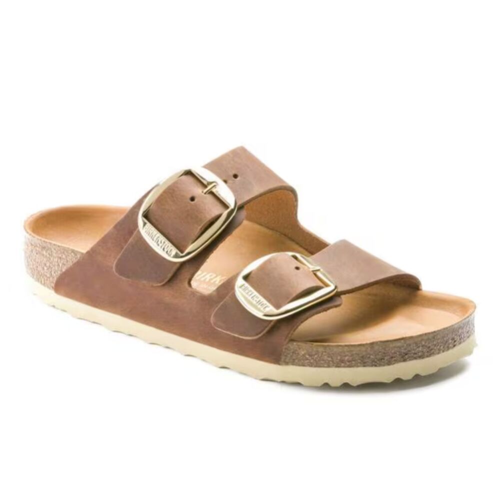 Birkenstock Arizona Big Buckle Oiled Leather Cognac 39 Medium/Narrow